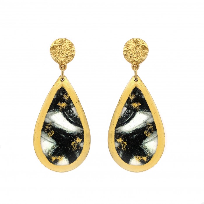 Untethered Medium Teardrop Earrings