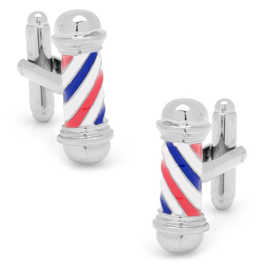 [CU.CUFF.0003070] Barber Shop Pole Cufflinks