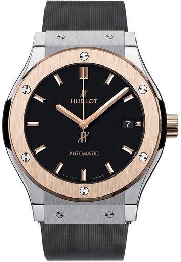 [HU.WATC.0005366] Hublot Classic Fusion 45m Titanium W/King Gold Bezel