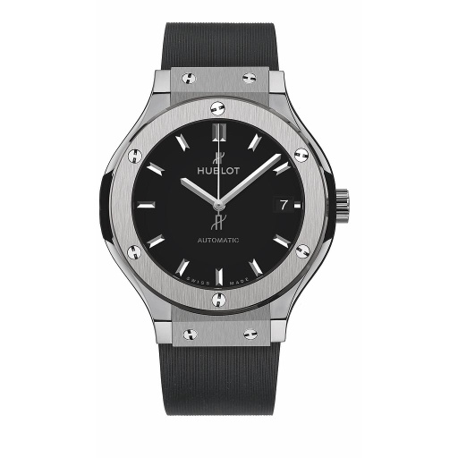 [HU.WATC.0005370] Hublot Classic Fusion 38m Titanium W/Black Dial & Date @ 3:00