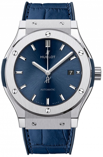 [HU.WATC.0005381] Hublot Classic Fusion Titanium 42m W/Sunray Blue Dial
