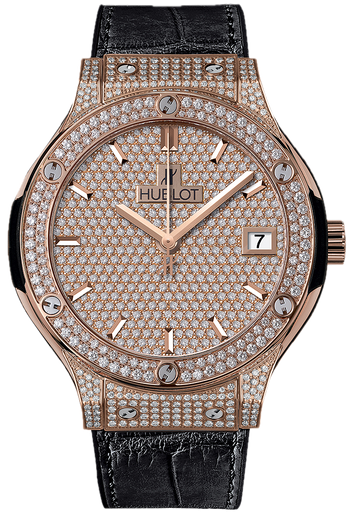 [HU.WATC.0005415] Hublot Classic Fusion Rose Gold Full Pave