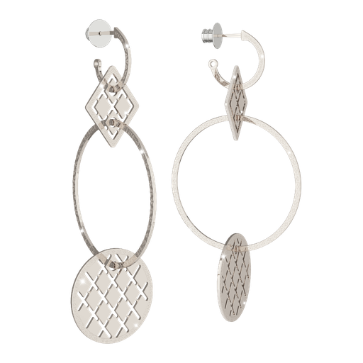 [TE.FASH.0007351] Rebecca Melrose 10 Rose Gold Plated Dangle Earr