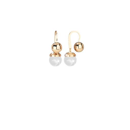 [TE.FASH.0007401] Rebecca Rose Pearl Dangle Earrings