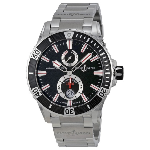 [UL.WATC.0008259] Ulysse Nardin Marine Diver 2014 Stainless Steel, Titanium, On Brac. Power Reserve Indicator. 44m