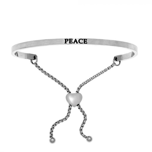 [RO.FASH.0007725] "Peace" Stainless Steel Bracelet