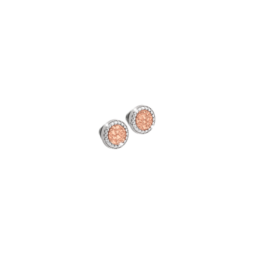 [TE.FASH.0007640] Rebecca Bronze Earrings W/Cz Stones