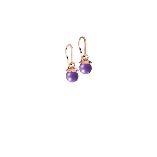 [TE.FASH.0007508] Rebecca Bronze Earring W/Stone