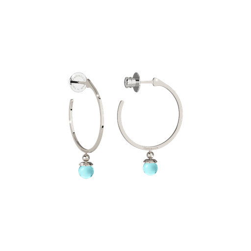 [TE.FASH.0007497] Rebecca Bronze Earrings W/Stones