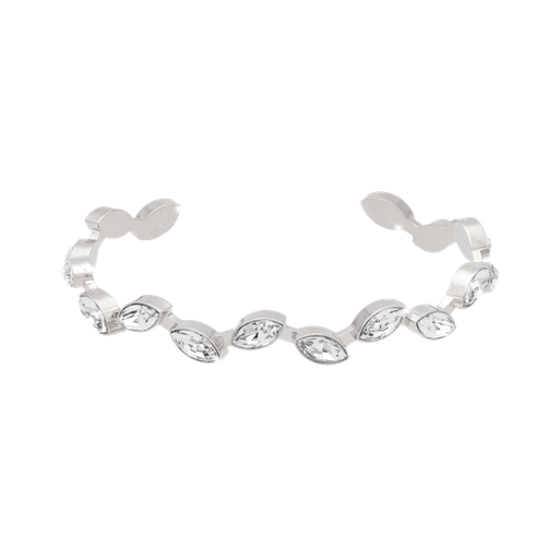 [TE.FASH.0007558] Rebecca Bronze Bracelet W/White Stones