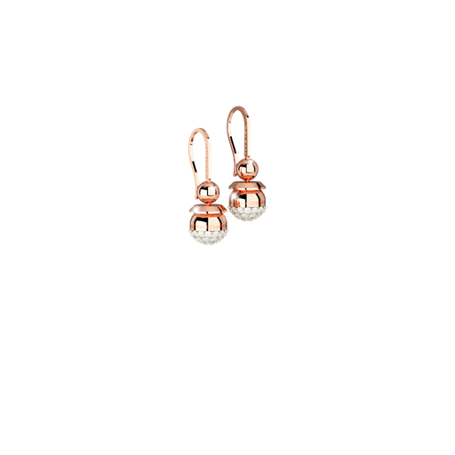 [TE.FASH.0007510] Rebecca Bronze Earring W/Stone