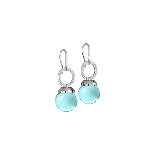 [TE.FASH.0007553] Rebecca Bronze Earrings W/Stones