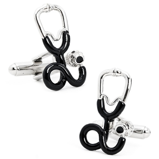 [CU.CUFF.3270] Medical Stethoscope Cufflinks