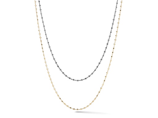 [AL.GOLD.0001734] Neck 18k Wg, Yg,