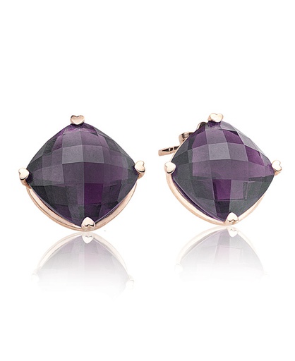 Cushion Stud Earring