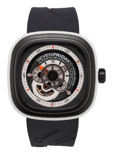 [LU.WATC.0006865] Sevenfriday On Rubber Strap Quartz Watch