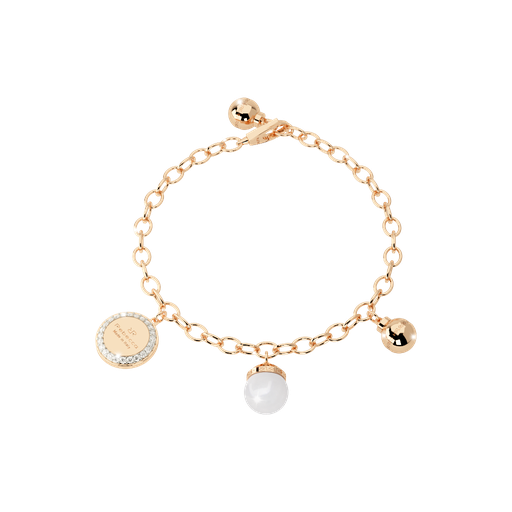 [TE.FASH.0007517] Bronze Bracelet W/Pearl & Stones