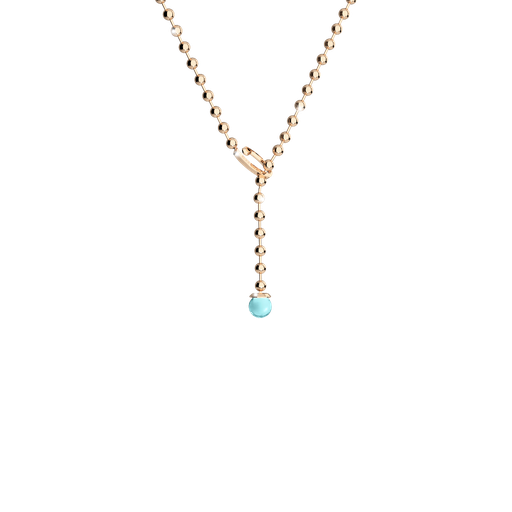 [TE.FASH.0008674] Boulevard Stone Single Green Stone Necklace