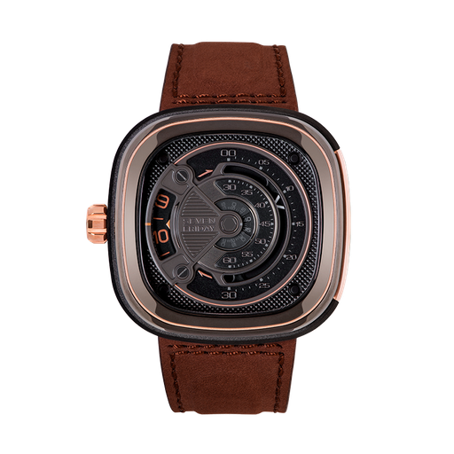 [SE.WATC.0010234] M Series Sevenfriday On Brown Strap