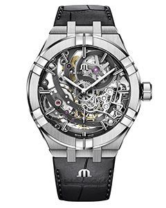 [FE.WATC.0017663] Aikon Stainless Steel Skeleton 45mm On Strap