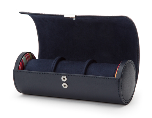 [WO.ACCE.0019478] Howard Triple Watch Roll - Navy
