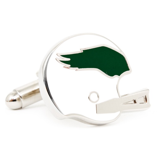 [CU.CUFF.0026560] Retro Philadelphia Eagles Helmet Cufflinks