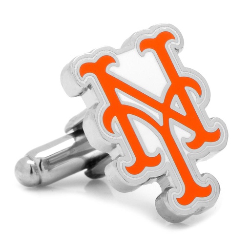 [CU.CUFF.0026598] Silver New York Mets Cufflinks