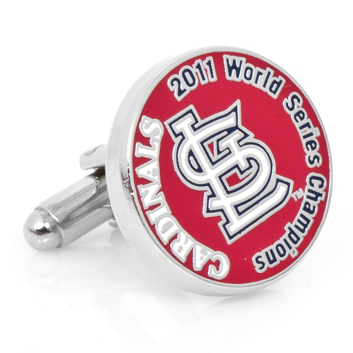 [CU.CUFF.0026681] St. Louis Cardinals 2011 World Series Championship Cufflinks