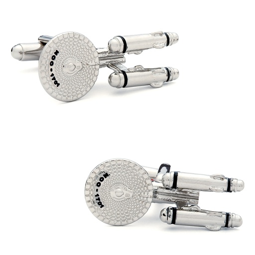 [CU.CUFF.0026683] Star Trek Starship Enterprise Cufflinks