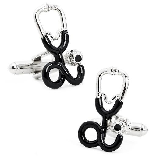[CU.CUFF.0026702] Medical Stethoscope Cufflinks