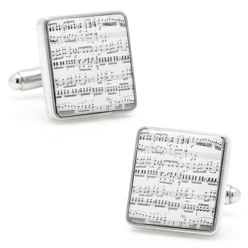 [CU.CUFF.0026751] Classical Sheet Music Cufflinks