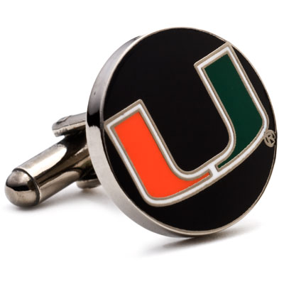 [CU.CUFF.0026841] Miami Hurricanes Cufflinks