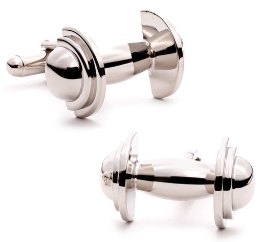 [CU.CUFF.0026960] Weightlifters Barbell Cufflinks