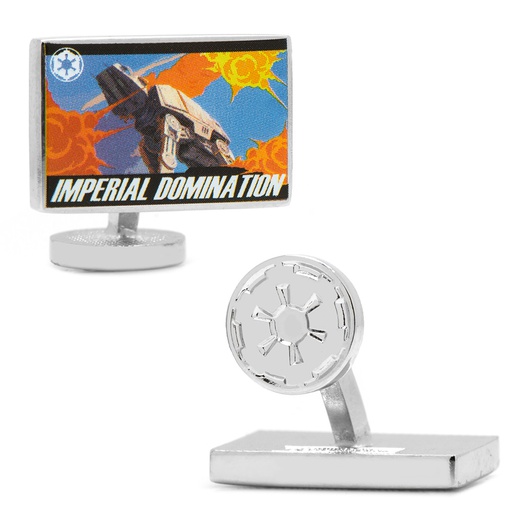 [CU.CUFF.0026966] Imperial Domination Propaganda Poster Cufflinks