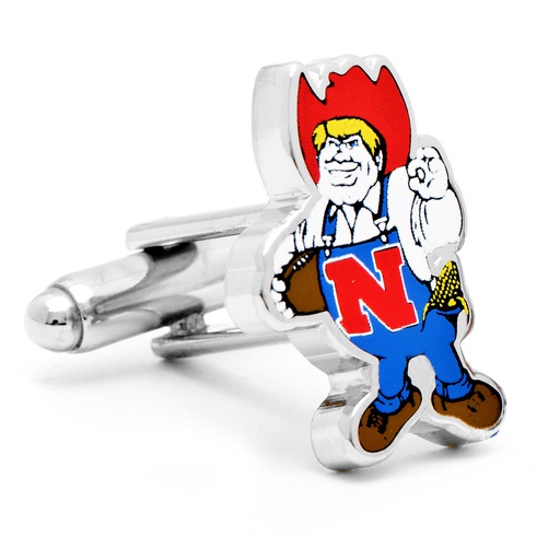[CU.CUFF.0026977] Vintage University Of Nebraska Cornhuskers Cufflinks