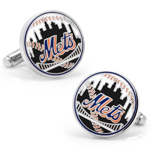 [CU.CUFF.0027056] New York Mets Baseball Cufflinks