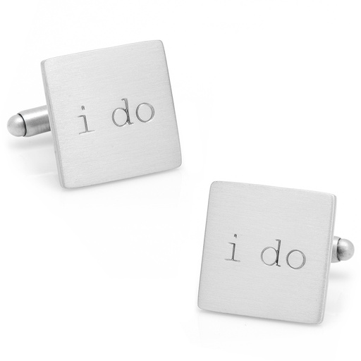 [CU.CUFF.0027087] Wedding Series I Do Cufflinks