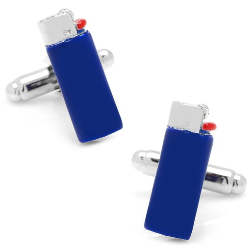 [CU.CUFF.0027263] Blue Lighter Cufflinks
