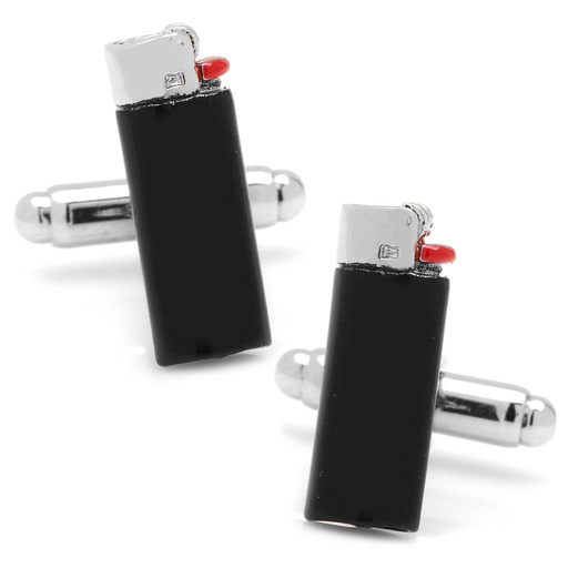 [CU.CUFF.0027265] Black Lighter Cufflinks