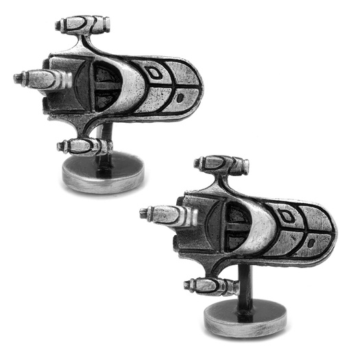 [CU.CUFF.0027405] 3d Land Speeder Cufflinks