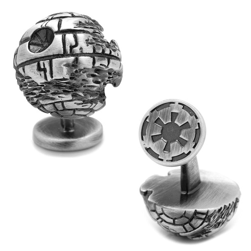 [CU.CUFF.0027478] 3d Death Star Ii Cufflinks