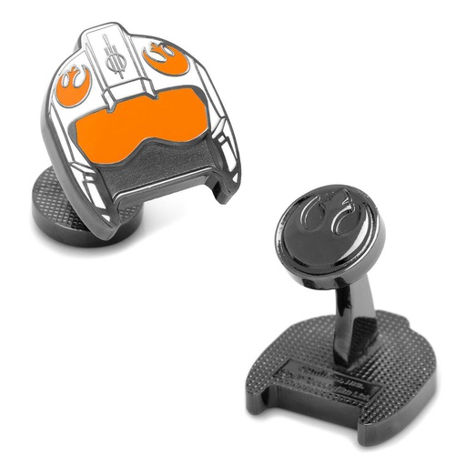 [CU.CUFF.0027561] Fighter Pilot Helmet Cufflinks