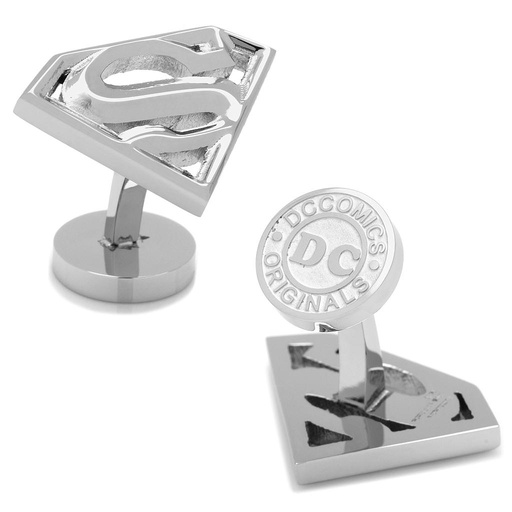 [CU.CUFF.0027566] Stainless Steel Superman Cufflinks
