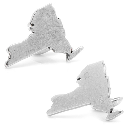 [CU.CUFF.0027667] Pewter New York Cufflinks