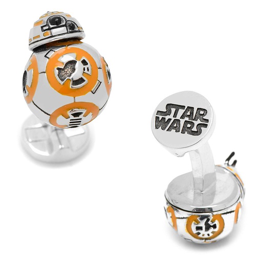 [CU.CUFF.0027734] 3d Bb-8 Cufflinks