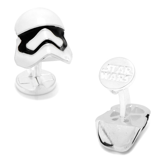 [CU.CUFF.0027735] 3d Stormtrooper Cufflinks