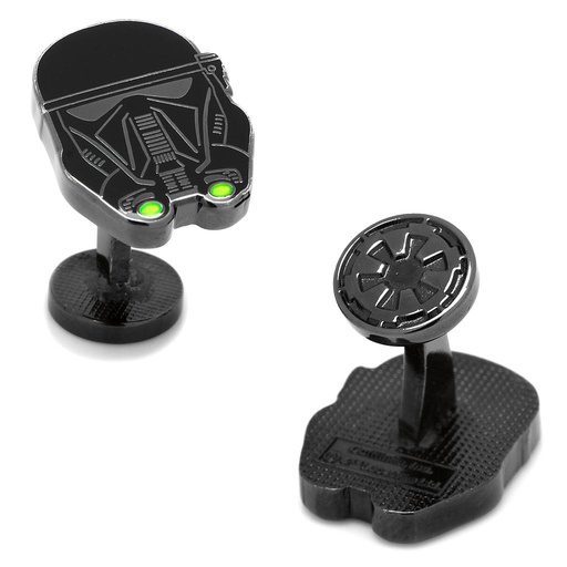[CU.CUFF.0027746] Death Trooper Helmet Cufflinks