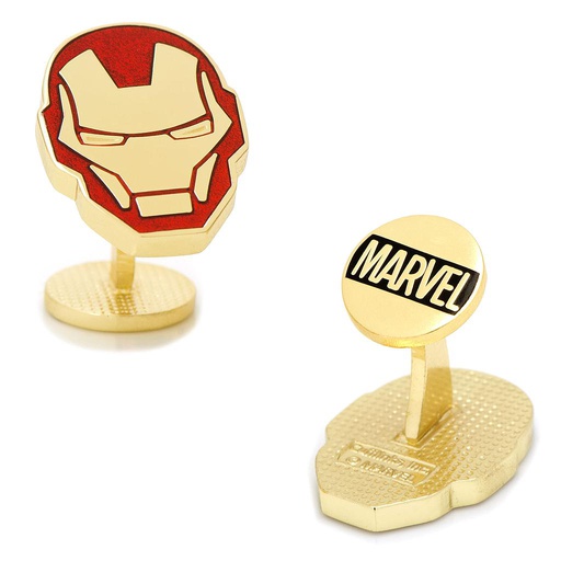 [CU.CUFF.0027761] Iron Man Helmet Cufflinks