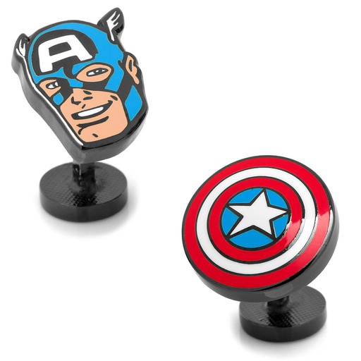 [CU.CUFF.0027763] Captain America Comics Pair Cufflinks