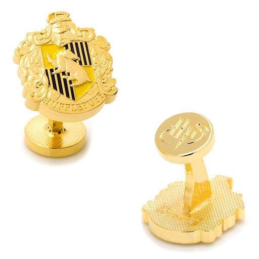 [CU.CUFF.0027799] Hufflepuff Crest Cufflinks